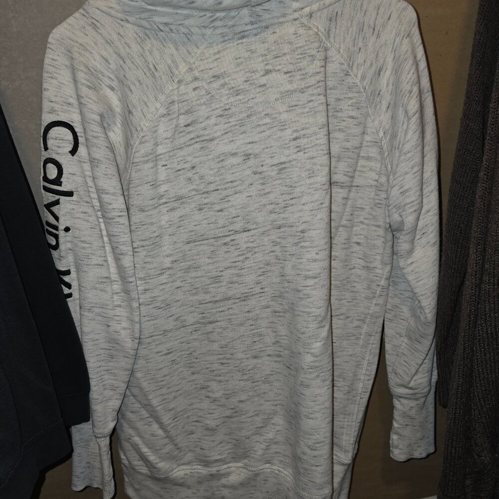 Ck Performance Quick Dry Gray Pull Over Sweatshir… - image 4